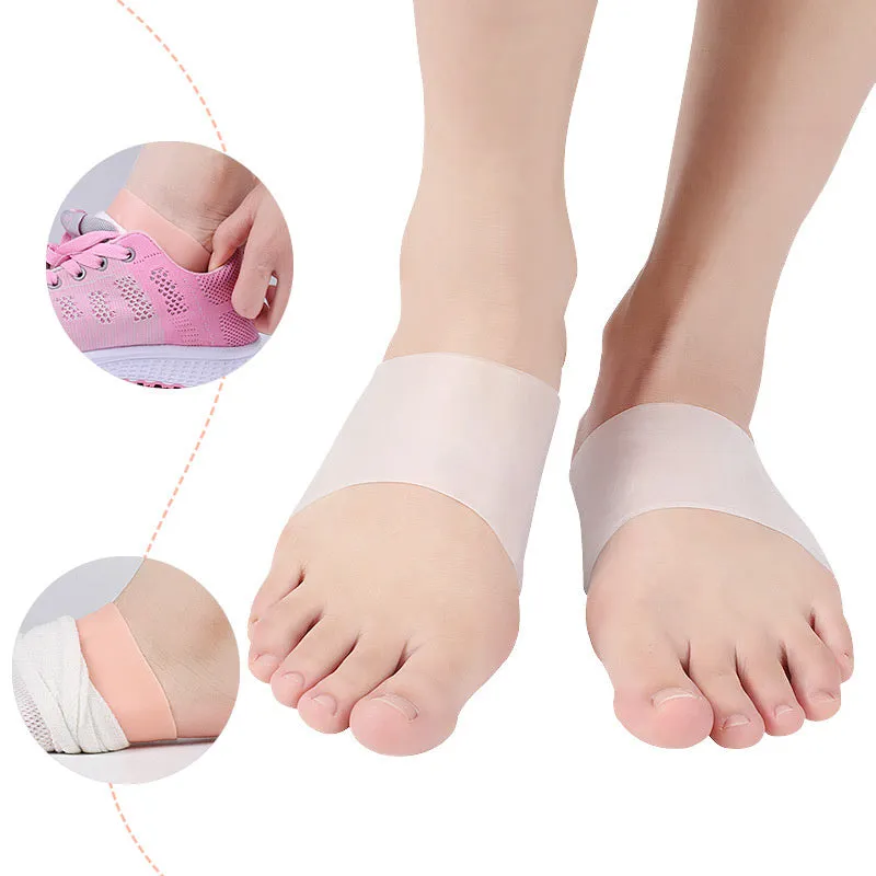 Silicone Gel Sleeves Pad Flat Feet Foot Arch Support