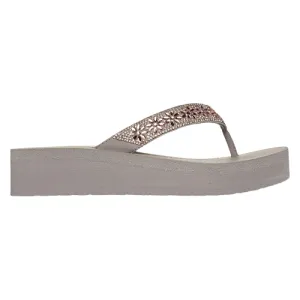 Skechers Toe Post Sandals - 119638 - Taupe