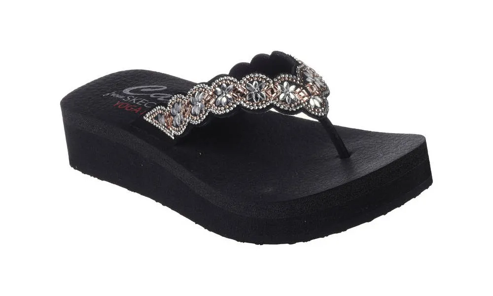 Skechers Womens Vinyasa Happy Spring Black