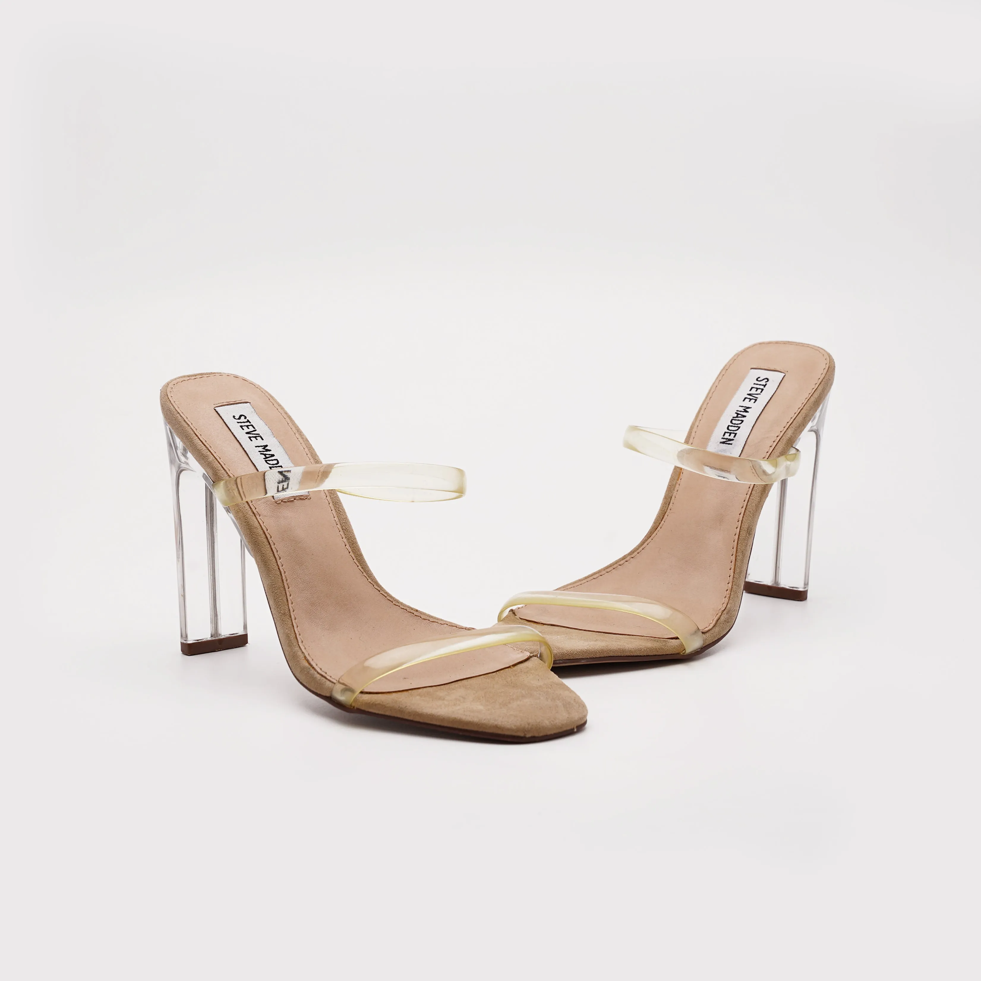 Steve Madden Transparent Ankle Heel