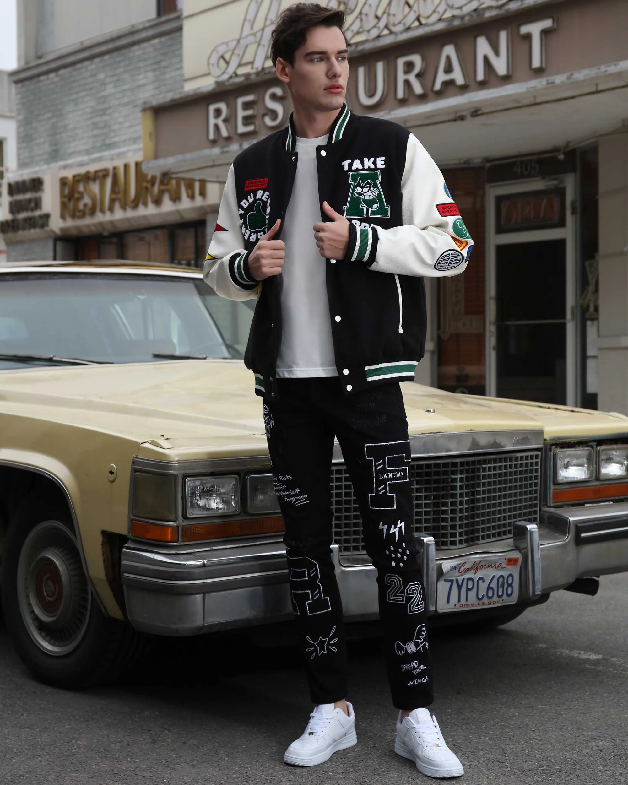 Vintage Letterman Baseball Jacket-Mexico Local Delivery