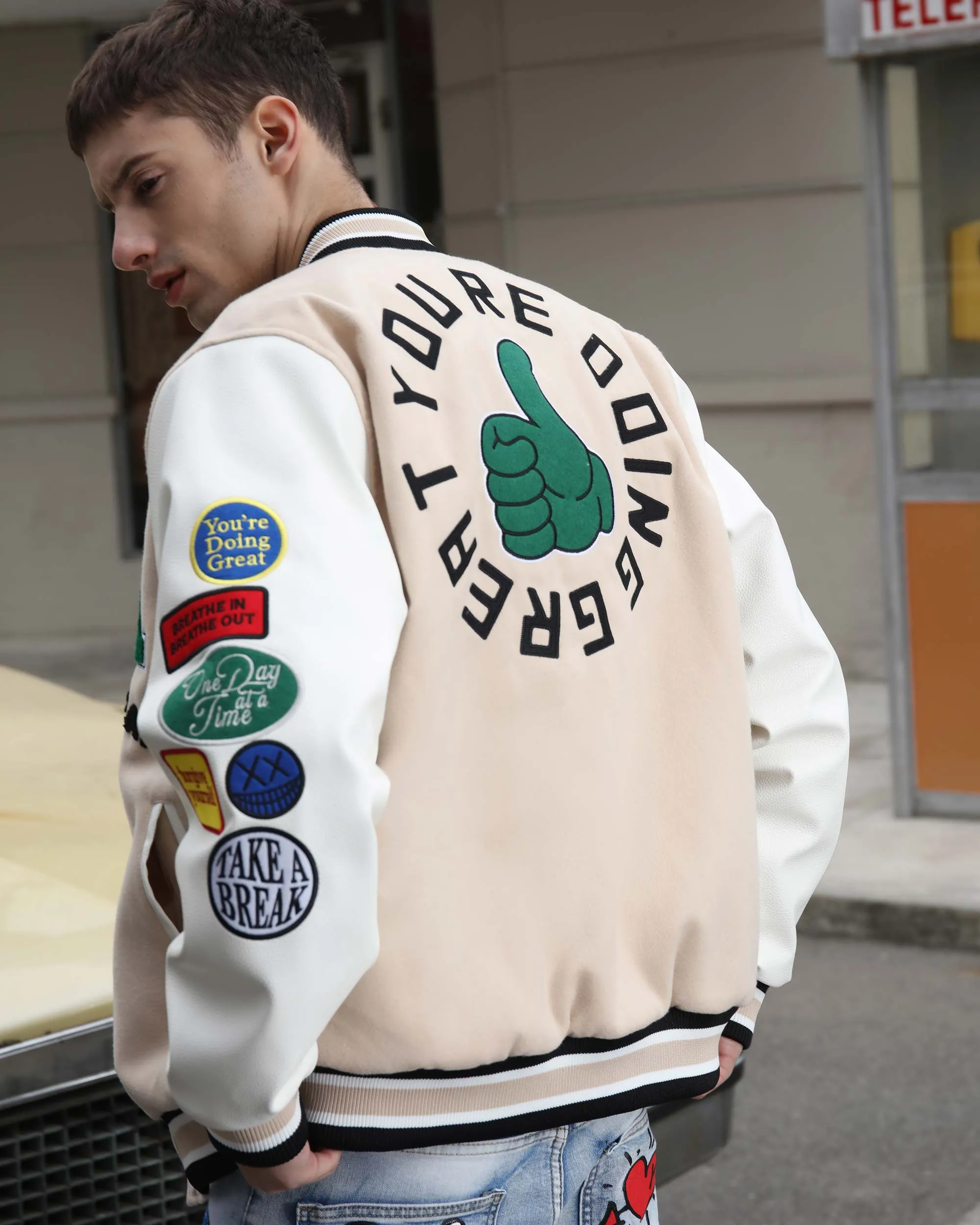 Vintage Letterman Baseball Jacket-Mexico Local Delivery