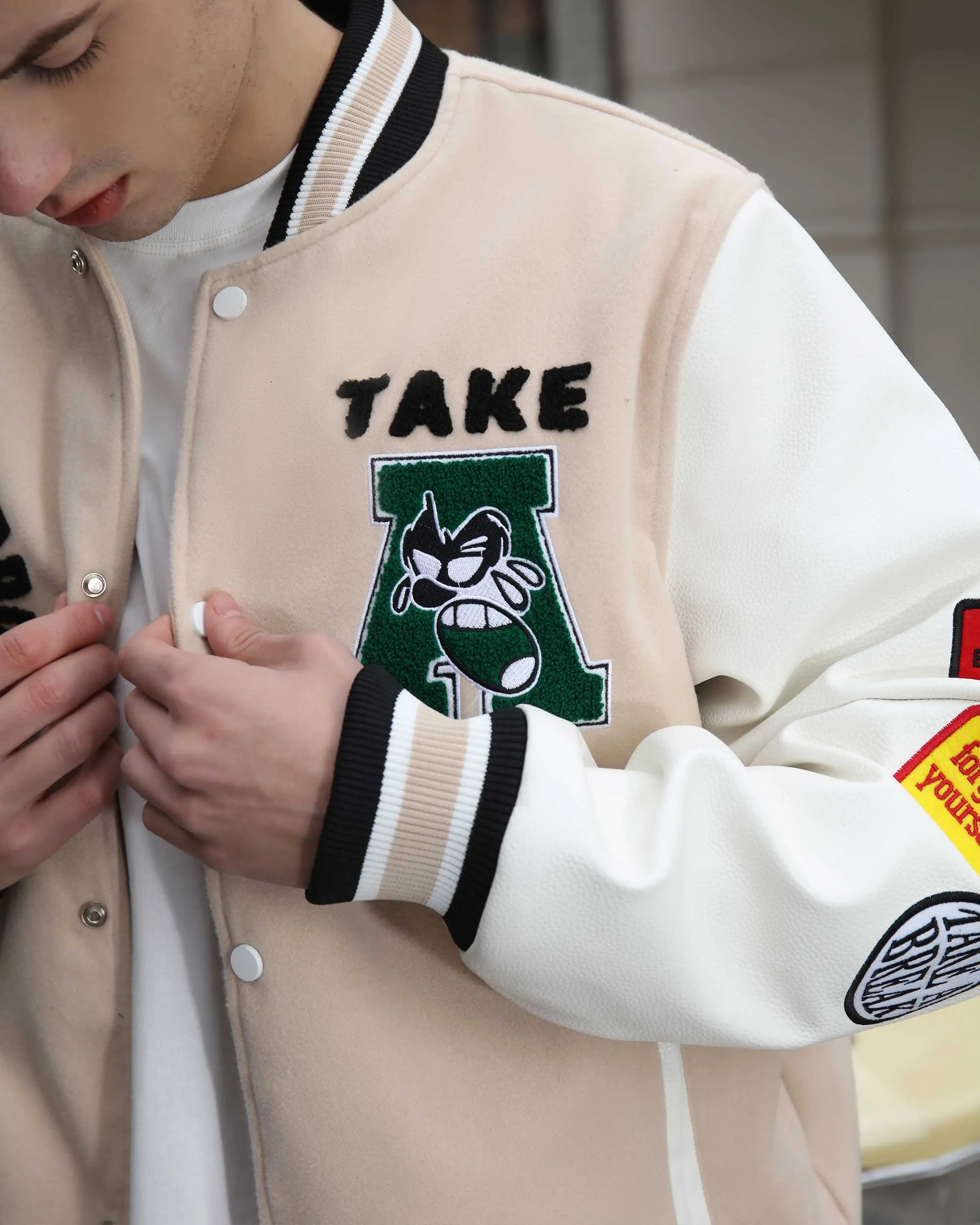 Vintage Letterman Baseball Jacket-Mexico Local Delivery