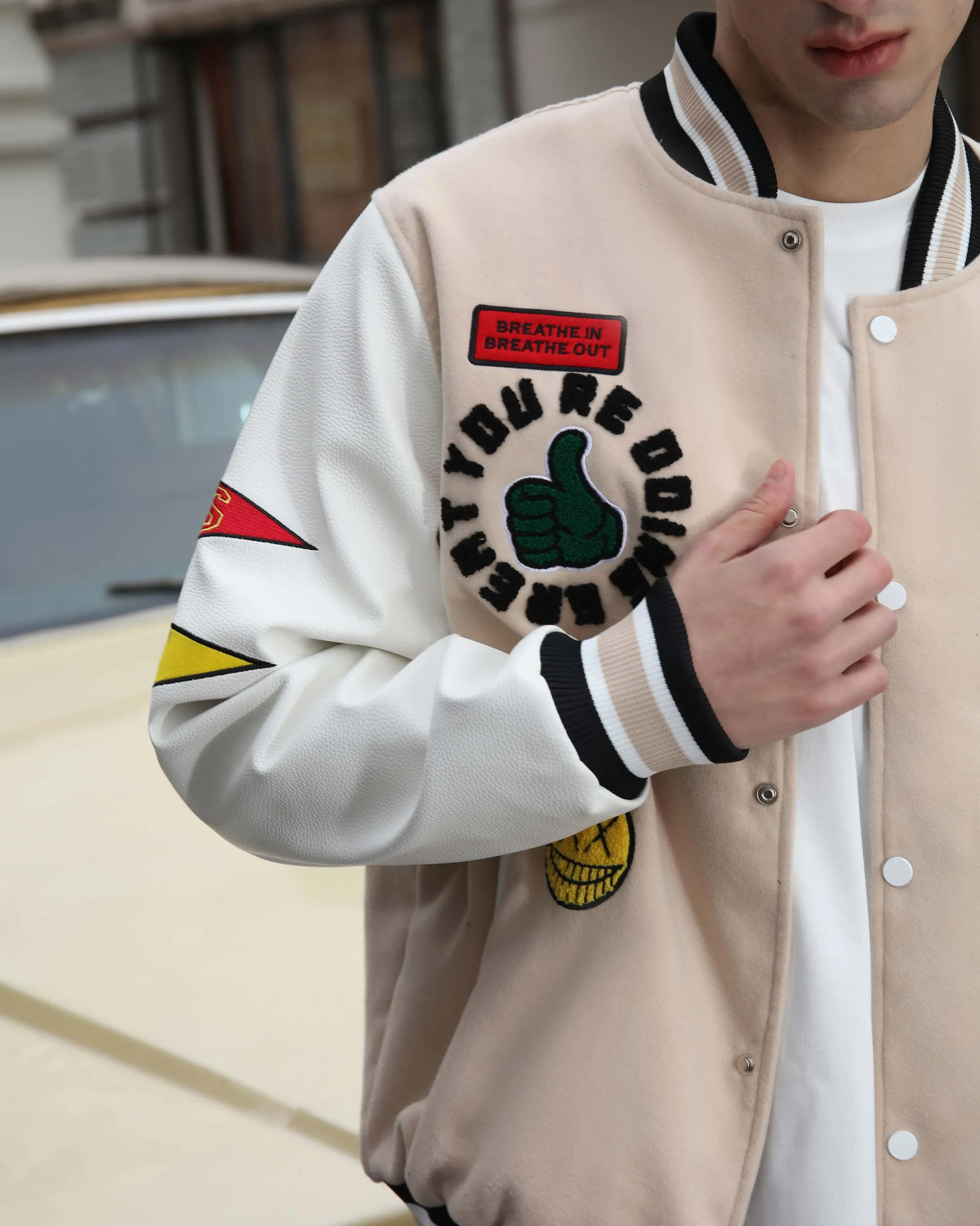 Vintage Letterman Baseball Jacket-Mexico Local Delivery