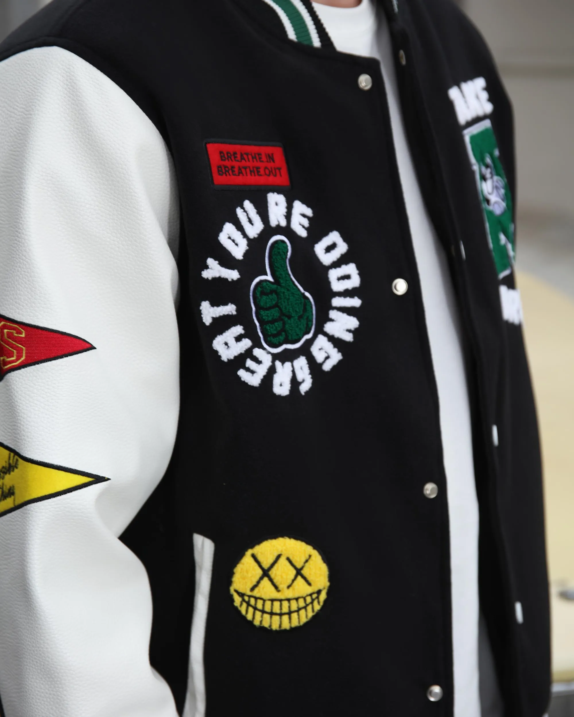 Vintage Letterman Baseball Jacket-Mexico Local Delivery