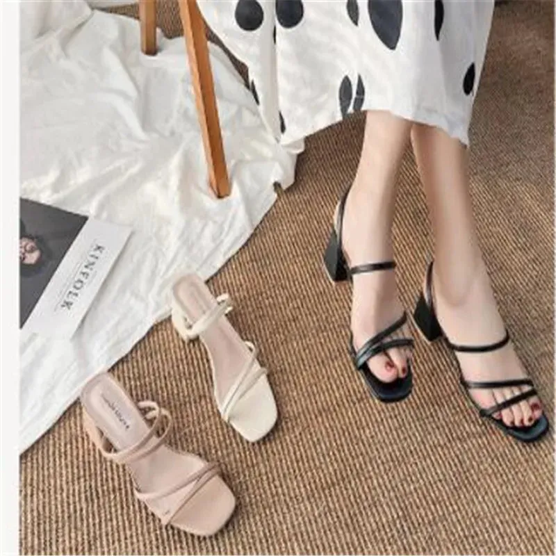 Women Sandals - Ladies Square Heels™