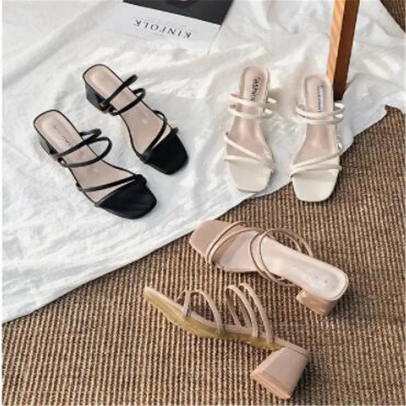 Women Sandals - Ladies Square Heels™