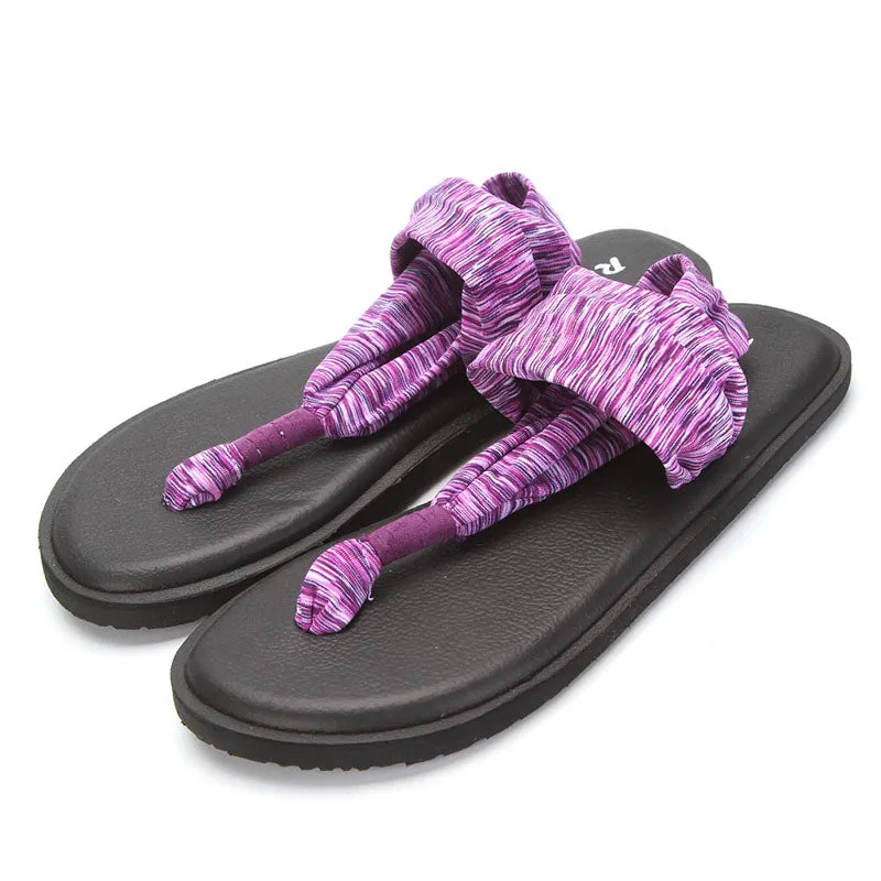 Women's Flat Yoga Sandals Sling 2 Print Vintage Lightweight Shoes